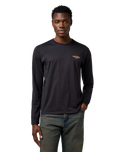 Americana Long Sleeve T-Shirt in Black