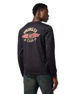 Americana Long Sleeve T-Shirt in Black