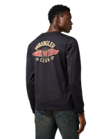 Americana Long Sleeve T-Shirt in Black
