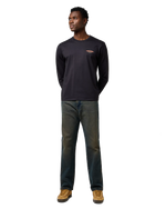 Americana Long Sleeve T-Shirt in Black