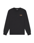 The Wrangler Mens Americana Long Sleeve T-Shirt in Black