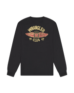 The Wrangler Mens Americana Long Sleeve T-Shirt in Black
