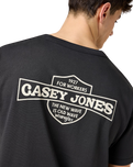Casey Jones Graphic T-Shirt in Faded Black