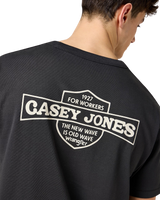 Casey Jones Graphic T-Shirt in Faded Black