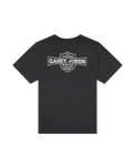 The Wrangler Mens Casey Jones Graphic T-Shirt in Faded Black