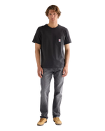 The Wrangler Mens Relaxed Pocket T-Shirt in Faded Black