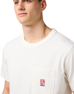 Casey Jones Pocket T-Shirt in Worn White