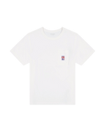The Wrangler Mens Casey Jones Pocket T-Shirt in Worn White
