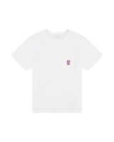 The Wrangler Mens Casey Jones Pocket T-Shirt in Worn White
