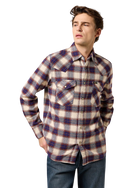 Western Shirt in Birch Blue