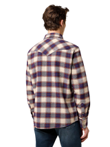 Western Shirt in Birch Blue