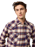 Western Shirt in Birch Blue