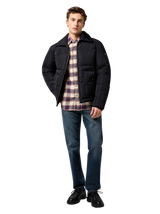 Western Shirt in Birch Blue