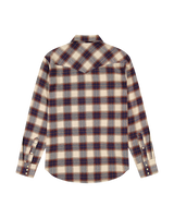 The Wrangler Mens Western Shirt in Birch Blue