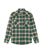 The Wrangler Mens Western Shirt in Bistro Green