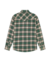 The Wrangler Mens Western Shirt in Bistro Green