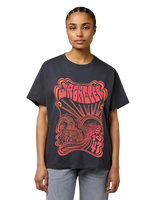 Girlfriend T-Shirt in Faded Black