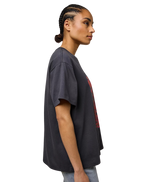 Girlfriend T-Shirt in Faded Black