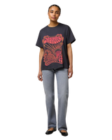 Girlfriend T-Shirt in Faded Black