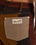 Lainey Wison Patchwork Bell Bottom Trousers in Corduroy