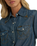 Lainey Wilson Tie Front Denim Shirt in Boho Wash