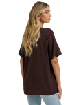 Lainey Wilson Call A Cowboy Oversized Graphic T-Shirt in Mole
