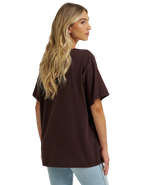 Lainey Wilson Call A Cowboy Oversized Graphic T-Shirt in Mole
