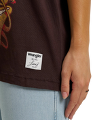 Lainey Wilson Call A Cowboy Oversized Graphic T-Shirt in Mole