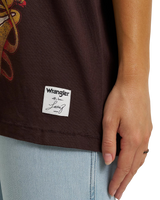 Lainey Wilson Call A Cowboy Oversized Graphic T-Shirt in Mole