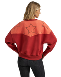 Lainey Wilson Studded Star Sweatshirt in Western Star