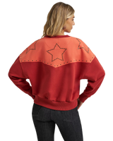 Lainey Wilson Studded Star Sweatshirt in Western Star