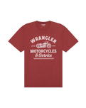 The Wrangler Mens Americana T-Shirt in Ruby
