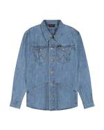 The Wrangler Womens Wranger Jacket in Harbour Blue