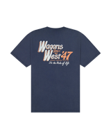 The Wrangler Mens Graphic T-Shirt in Navy
