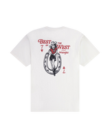 The Wrangler Mens Vintage T-Shirt in Worn White