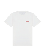 The Wrangler Mens Cowboy Country Vintage T-Shirt in Worn White