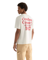 Cowboy Country Vintage T-Shirt in Worn White
