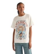 Girlfriend T-Shirt in Worn White