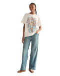 Girlfriend T-Shirt in Worn White