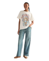 Girlfriend T-Shirt in Worn White