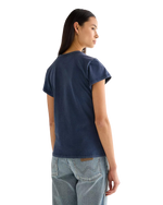 Shrunken Band T-Shirt in Navy
