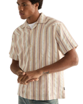 Resort Shirt in Tan Ruby Wine