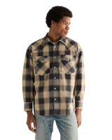 Western Shirt in Curds & Whey