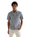 Chambray Shirt in Dark Stripe