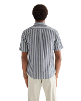 Chambray Shirt in Dark Stripe