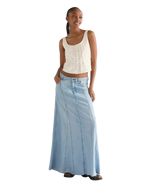 Pleated Corset Top in Worn White