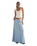 Pleated Corset Top in Worn White