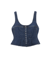 The Wrangler Womens Pleated Corset Top in Lone Rider
