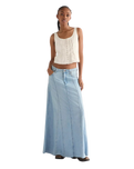 Radiating Maxi Skirt in Desert Sand