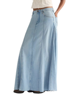 Radiating Maxi Skirt in Desert Sand